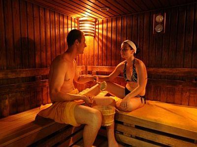 Sauna von Hunguest Hotel Helios für a Wellnesswochenende in Heviz - Hunguest Hotel Helios*** Heviz - 3-Sterne Wellness und Spa Hotel in Heviz mit billigen Preisen